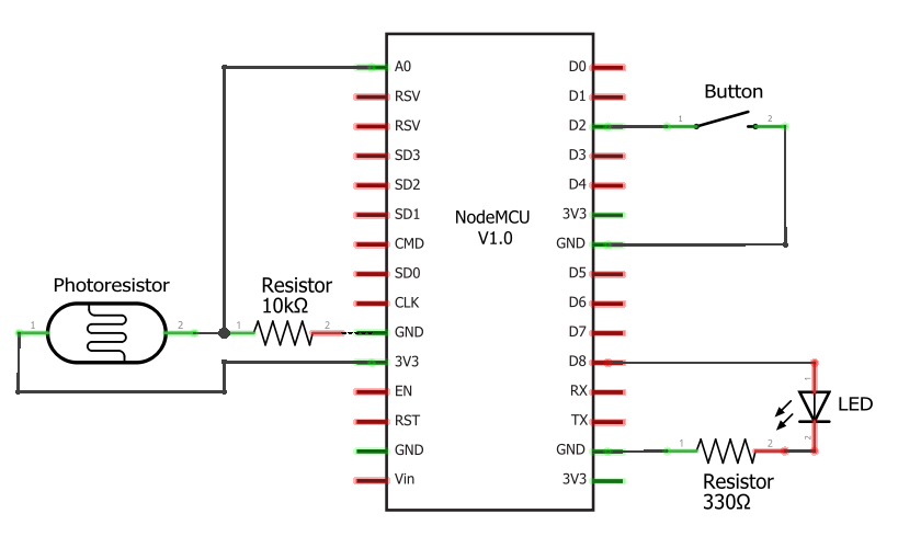 Nodemcu схема подключения